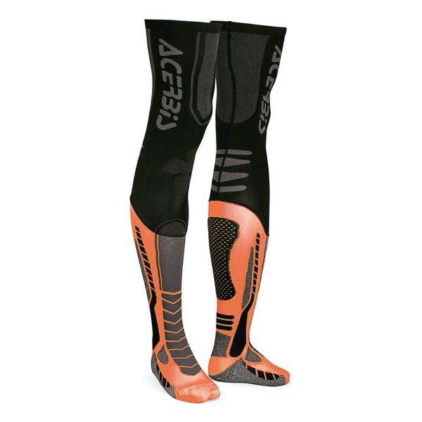 【25日は24時間限定クーポン配布】ACERBIS アチェルビスAC X-LEG PRO ソックス BK/OR L-XL AC-21693BK/OR2(2644554)代引不可 送料無料