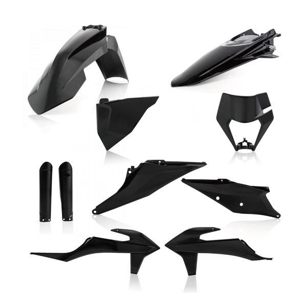 【25日は24時間限定クーポン配布】ACERBIS アチェルビスPLASTICフルキット EXC F 20-23 BK AC-24054BK(2644956)代引不可 送料無料