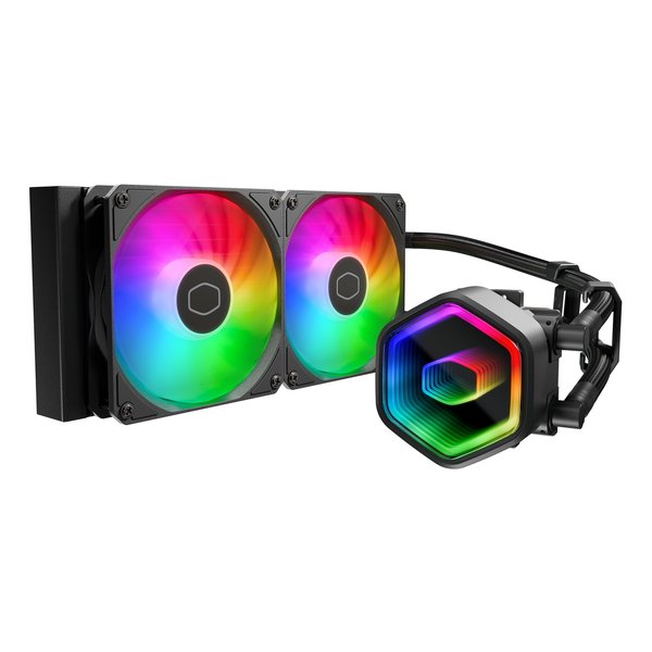 【30日は24時間限定クーポン配布】Cooler Master クーラーマスターMasterLiquid 240 Core II ブラック MLW-D24M-A18PA-R1(2647316)送料無料