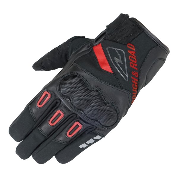 【15日は24時間限定クーポン配布】ROUGH&ROAD ラフアンドロードウインドガードプロテクショングローブ レッド-S RR8659RD1(2579229)代引不可 送料無料