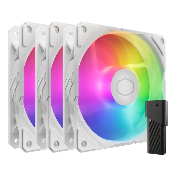 【25日は24時間限定クーポン配布】Cooler Master クーラーマスターSickleFlow Edge 120 ARGB White Edi..