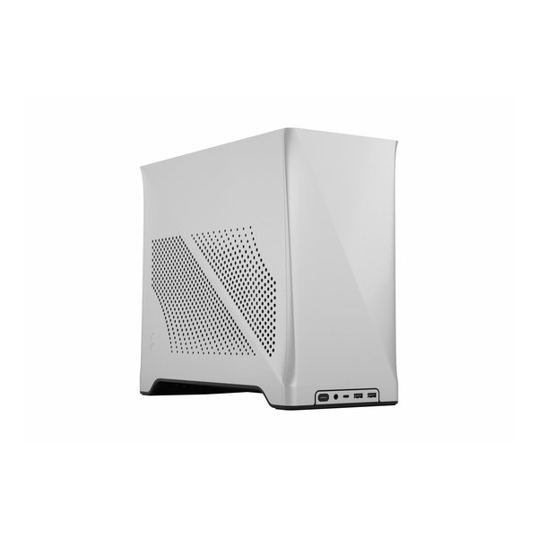 【25日は24時間限定クーポン配布】Fractal Design フラクタルデザインミニPCケース Era 2 Silver Mini-ITX/アルミニウムパネル/シルバー FD-C-ERA2N-01(2654299)代引不可 送料無料