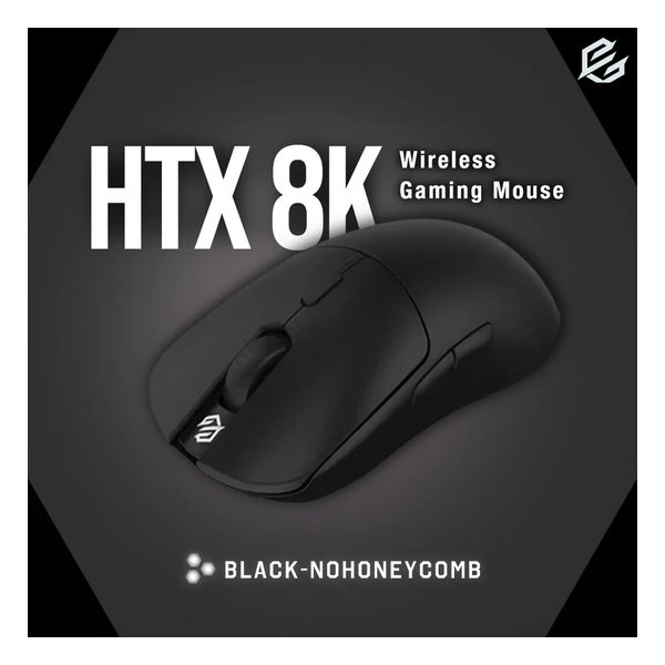 【20日は24時間限定クーポン配布】G-Wolves（ジーウルブズ）ゲーミングマウス HTX 8K Wireless Black-NoHoneycomb 43g/ブラック GW-HTK-8K-43-BK(2658833)代引不可 送料無料