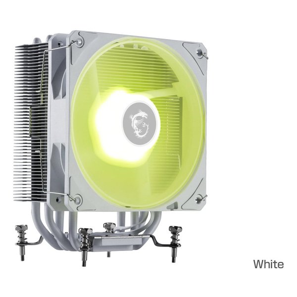 【30日は24時間限定クーポン配布】MSI エムエスアイMSI MAG COREFROZR AA13 WHITE サイドフロー型CPUクーラー ホワイト MAG COREFROZR AA13 WHITE(2661578)送料無料