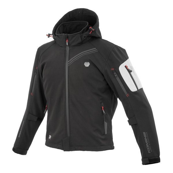 【25日は24時間限定クーポン配布】KOMINE コミネJK-5795 エニグマG2 ソフトシェルパーカ BLACK XLサイズ 07-5795/BK/XL(2659759)代引不可 送料無料(2)