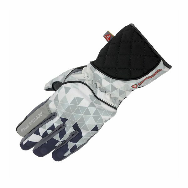 【20日は24時間限定クーポン配布】ROUGH&ROAD ラフアンドロードプリマロフトCKウインターグローブ ジオメトリックホワイト-L RR8660GE-WH3(2660228)代引不可 送料無料