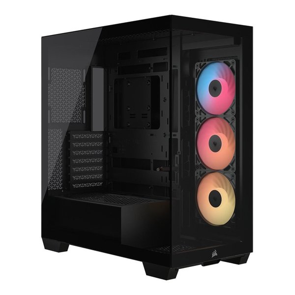 【20日は24時間限定クーポン配布】CORSAIR コルセア3500X RS-R ARGB Mid-Tower Black CC-9011322-WW(26..