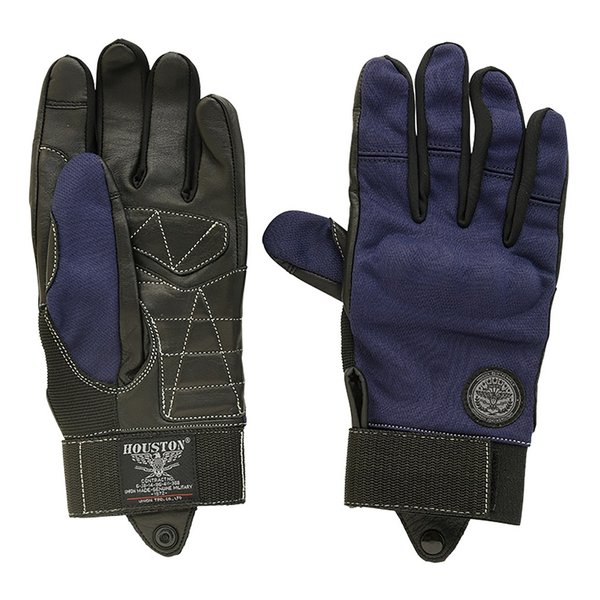 【5日は24時間限定クーポン配布】HOUSTON ヒューストンHTVG2312S 夏用 バイク用グローブ ネイビー/XS HTVG2312SNVXS(2662683)代引不可 送料無料