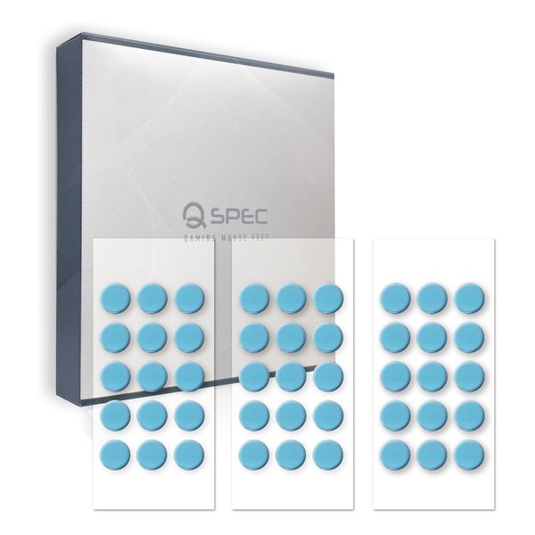 【30日は24時間限定クーポン配布】QSPEC キュースペックQSPEC Aqua UPE汎用マウスソール（6.7mm 45個）..