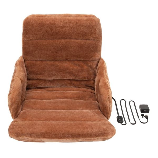 ●ヒーター内蔵で腰まわりをすっぽり暖めるヒーターを、低電力モデルにリニューアルしました。●消費電力がわずか5W。節電効果の高いアイテムです。●冷え性の方、こたつに入っても腰回りが冷える方、座椅子は冷たいとお悩みの方にお勧めです。■電源：AC...