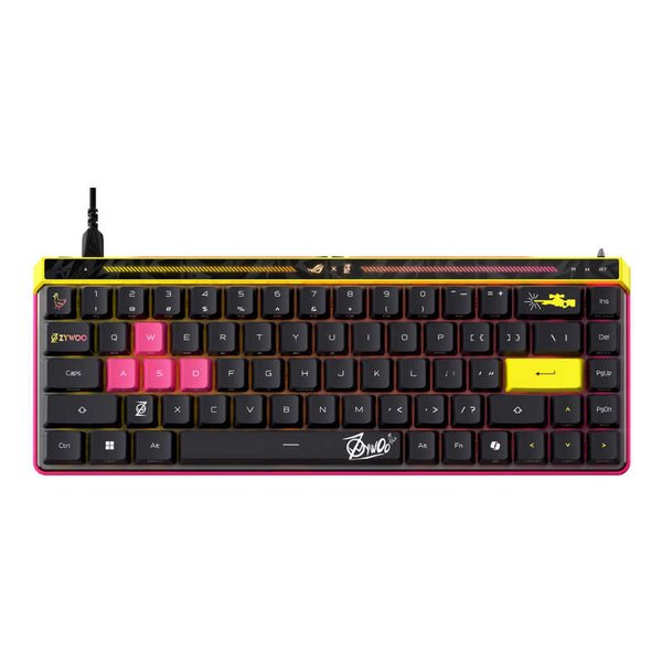 【5日は24時間限定クーポン配布】ASUS エイスースROG Falchion Ace HFX ZywOo Edition Gaming Keyboard M605ROGFALCHIONACEHFXUS(2667791)送料無料