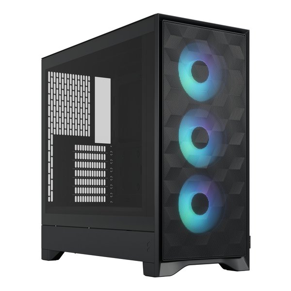 Fractal Design フラクタルデザインミドルタワー型PCケース Pop 2 Air Black TG RGB ATX/強化ガラス ライト /ブラック FD-C-POA2A-03