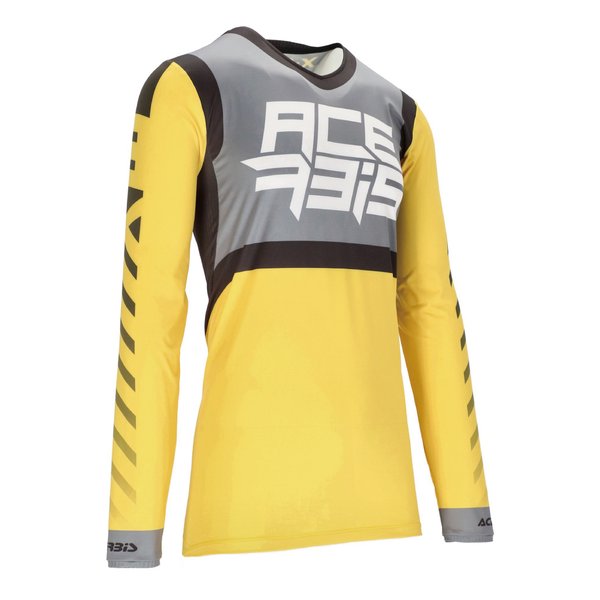 【20日は24時間限定クーポン配布】ACERBIS アチェルビスMX X-FLEX FIVEジャージ イエロー/グレー XLサイズ AC-25037YL/GY4(2645305)代引不可 送料無料