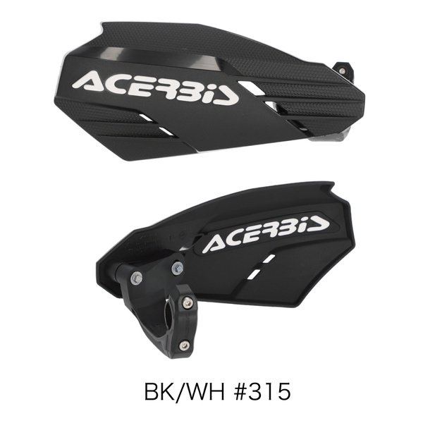 【20日は24時間限定クーポン配布】ACERBIS アチェルビスACE LINEAR ハンドガード ブラック/ホワイト AC-25658BK/WH(2645436)代引不可 送料無料