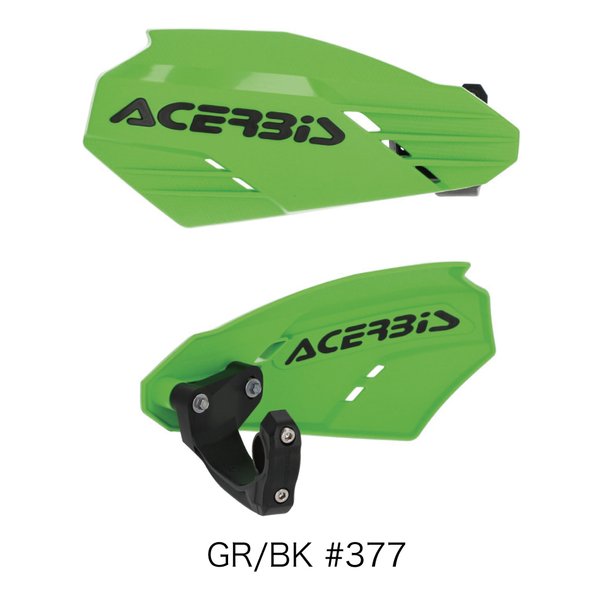 【20日は24時間限定クーポン配布】ACERBIS アチェルビスACE LINEAR ハンドガード グリーン/ブラック AC-25658GR/BK(2645440)代引不可 送料無料