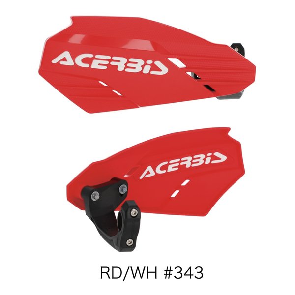 【20日は24時間限定クーポン配布】ACERBIS アチェルビスACE LINEAR ハンドガード レッド/ホワイト AC-25658RD/WH(2645444)代引不可 送料無料