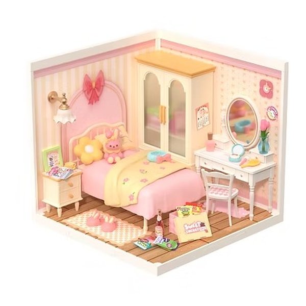 ��25����24���ָ��ꥯ���ݥ����ۡ�ROBOTIME�ʥ��ܥ������Lovely Pink Bedroom / �������ȥ٥åɥ롼�� DW016(2669813)...