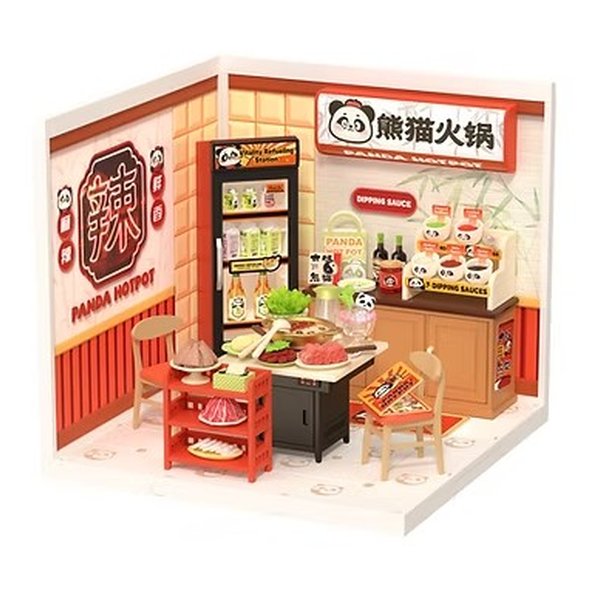 ●ROBOTIME社の「Rolife Super Creator(スーパークリエイター)」シリーズは、 プラスチック素材の組み立て式のDIYミニチュアハウスです。●塗装済みで道具を使わず簡単に組み立てることができ楽しめます！●シールを貼ったり家具をはめたり、フィギュアと合わせて楽しんでください！●かわいいパッケージに入っているのでプレゼントにもおすすめです！●屋根とドアは別売りです。 ハウス1個ご購入する場合に、照明を取り付けるためには屋根が必要です。ご了承ください。●こちらは英語版製品です（説明書は英語ですが、イラストが付いていて分かりやすいです）■対象年齢：14才以上■製作目安時間：60 min■組立完成サイズ：163x176x152mm（USBコード込み）■パッケージサイズ：187x85x287mm■ピース数：127pcs■電源：USB Type-C※塗装済みのDIY組み立てキットで、完成品ではありません。※パッケージには道具、部品、LEDライトなどが含まれています。※電池(単4形×2本)は含まれておりません。※屋根、防塵用ディスプレイカバーやお人形は別売です。※海外輸入商品の為、若干の箱潰れ等がある場合がございます。 (ダメージが大きいものは別途箱潰れ商品として販売致します)
