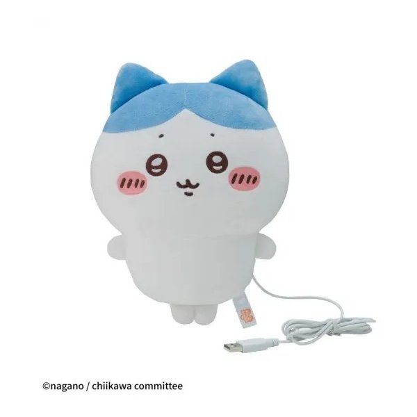 【1日はポイント2倍＆クーポン配布】CCP（シー・シー・ピー）あったかぬいぐるみ ハチワレ 42℃～46℃/USB Typ-A/自動電源OFF KS-AN66-CHW(2673866)送料無料