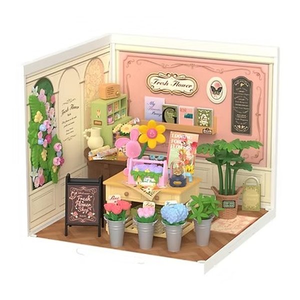 ��25����24���ָ��ꥯ���ݥ����ۡ�ROBOTIME�ʥ��ܥ������Fresh Flower Shop �Ѹ��� DW017B(2669829)����Բ� ����̵��