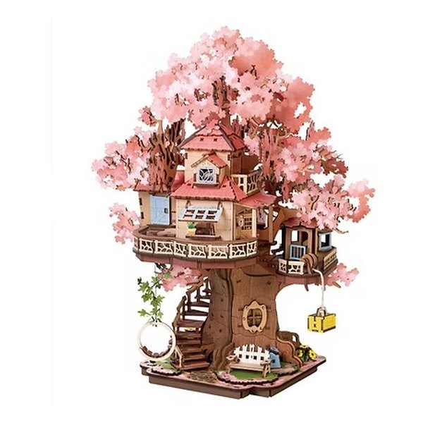 【5日は24時間限定クーポン配布】ROBOTIME（ロボタイム）Sakura Tree House 英語版 TGS04(2669834)代引不可 送料無料