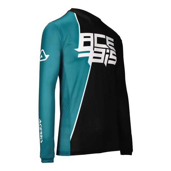 【15日は24時間限定クーポン配布】ACERBIS アチェルビスJ-TRACK SEVENジャージ ブラック/グリーン Sサイズ AC-25886BK/GR1(2645479)代引不可 送料無料