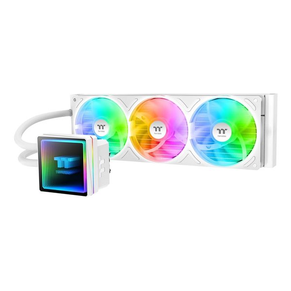 thermaltake サーマルテイクTH360 V3 ARGB Sync Snow All-In-One Liquid Cooler CL-W468-PL12SW-A 代引不可