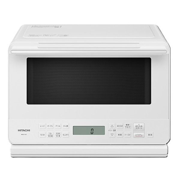 乐天商城 - 【25日は24時間限定クーポン配布】HITACHI 日立 ヒタチオーブンレンジ コンパクト/27Lワイド/フラット庫内/ホワイト MRO-F6C W(2674128)送料無料