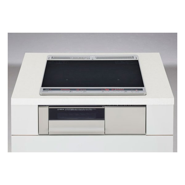 【20日は24時間限定クーポン配布】Panasonic パナソニックIHクッキングヒーター ビルトインタイプ Kシリーズ 幅60cm/ブラック/ライトグレー KZ-K22CL3(2676482)送料無料