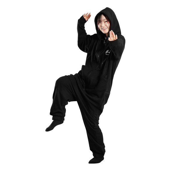 【25日は24時間限定クーポン配布】Bauhutte バウヒュッテダメ着XV スウェット Lサイズ BAL-001L-BK(2676651)代引不可