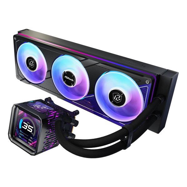 【25日は24時間限定クーポン配布】ASRock アスロックPhantom Gaming 360 LCD オールインワン水冷クーラー 90-APGA36-BAAGA5(2676391)送料無料