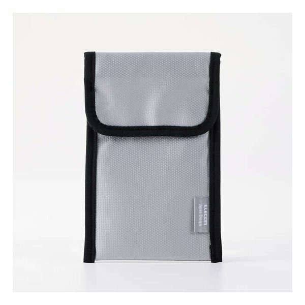 【15日は24時間限定クーポン配布】ELECOM エレコム難燃ガジェットポーチM BMA-MBP01MGY(2674007)送料無料 e-zoa-10142760 e-zoa 楽天市場 SHOP パッケージ画像