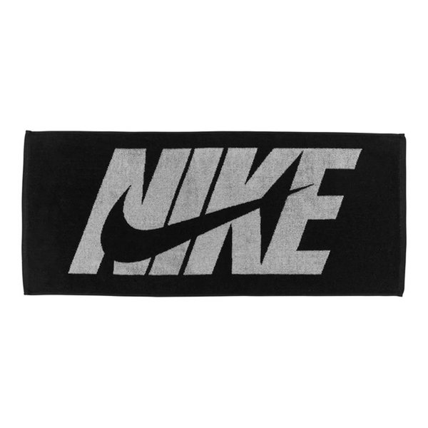 【エントリーで最大10万ポイント】NIKE（ナイキ）ジャガードタオル ミディアム ブラック/ホワイト TW2000010(2680470)代引不可 送料無料