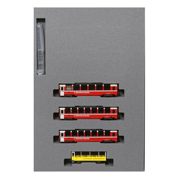【25日はエントリーで最大5000p＆クーポン配布】KATO（カトー）レーティッシュ鉄道＜ベルニナ急行（新ロゴ）＞ 増結セット 4両 10-1656(2670530)代引不可 送料無料