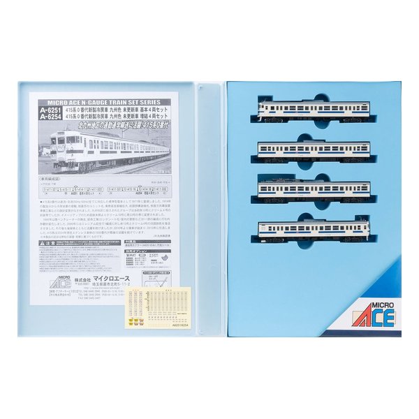 MICRO ACE（マイクロエース）415系0番代新製冷房車 九州色未更新車 増結4両セット A6254(2672224)代引不可 送料無料