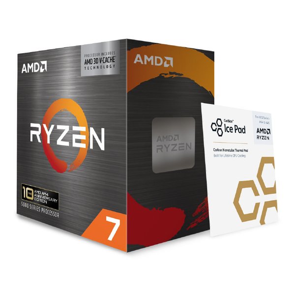 AMD エーエムディーRyzen 7 5800X3D AM4 10th Anniversary Edition R75800X3D10TH-MSIB550