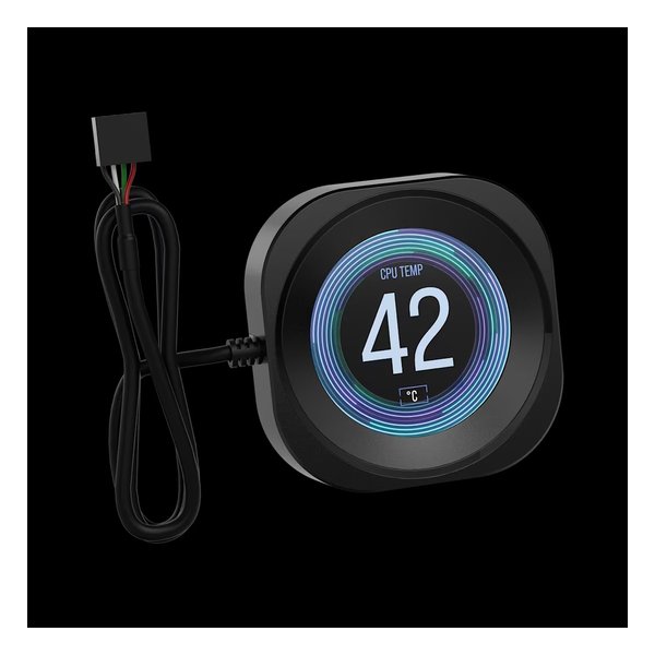●NAUTILUS RSシリーズの水冷一体型CPUクーラーに対応●ポンプヘッドにLCDパネルを追加可能●システム情報やお好みの画像を表示可能●工具不要で簡単に取り付け可能●統合管理ソフトウェア「iCUE」に対応■パネル：2.1インチ IPS LCD■解像度：480×480■輝度：600cd/m2■インターフェース：USB 2.0 ピンヘッダ■外形寸法：78(W)×78(H)×22.3(D) mm■重量：約780g■対応製品：NAUTILUS RSシリーズ■カラー：ブラック