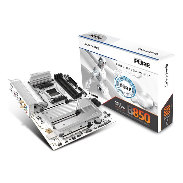 【エントリーで最大10万ポイント】SAPPHIRE サファイアPURE B850A WIFI7 PURE-B850A/52123-11-40G(2668040)代引不可 …