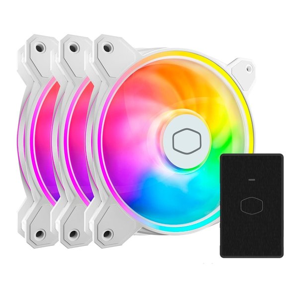 ●デュアルループ アドレサブル Gen 2 RGB LEDを装備2重にデザインされたリング状のアドレサブル Gen 2 RGB LEDを搭載。前モデルと比べてLEDリングを拡張しており、明るさは50%アップ。より鮮やかなイルミネーションを楽しむことができます。●拡大されたファンブレード10％サイズアップしたエアバランスタイプのファンブレードにより、風量と冷却性能を強化しています。●ハイブリッドフレームデザインフレーム構造とコーナーダンパーを改良。ブレードのスペースを犠牲にすることなく安定性を向上させ、ファン自体の性能アップを実現しています。■ファン回転数 ：0〜2.050rpm ±5%■風量 ：51.88CFM■風圧 ：2.89mmH2O■ノイズレベル ：27dBA■ベアリング方式 ：ライフルベアリング■定格電圧 ：12V（ファン）、5V（LED）■定格電流 ：0.14A（ファン）、0.77A（LED）■コネクタ ：4ピン（PWMファン）、3ピン（LED）■MTTF ：160.000時間■LED ：アドレサブル Gen 2 RGB■本体サイズ ：120×120×25mm■重量 ：174g（ファン1基あたり）■カラー ：ホワイト■同梱物 ：ファン×3 アドレサブルRGBコントローラー×1