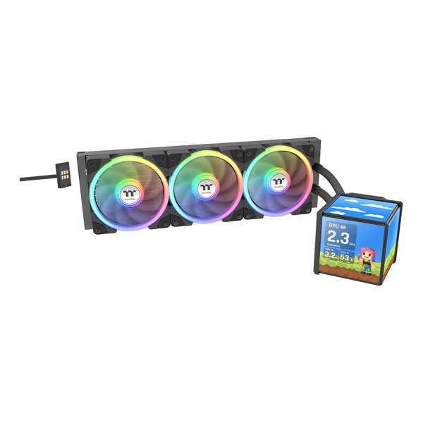 thermaltake サーマルテイクMINECUBE 360 Ultra Black CL-W481-PL12SW-A 代引不可
