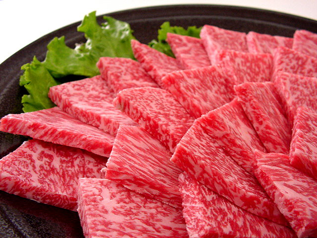 乐天商城 - 九州産 黒毛和牛赤身カルビ焼肉用[400g 5〜6人前] ご贈答[送料無料]