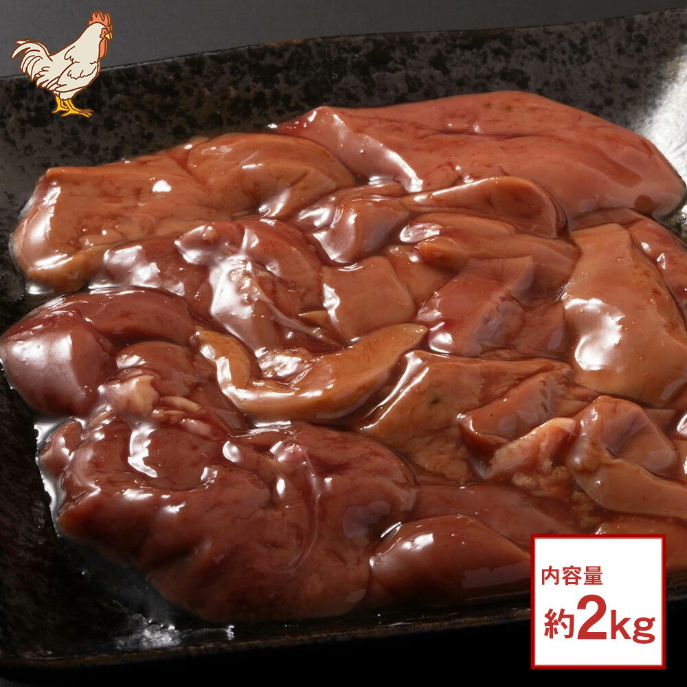 【鶏肉】 国産 若鶏 レバー 2kg ＼ 冷凍じゃない、産地直送！新鮮な鶏肉をご自宅に ／ 鶏肉 鳥肉 レバー 兵庫県産 丹波 若どり 冷蔵