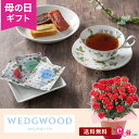 ウェッジウッドの紅茶ギフト ＼まだ間に合う／ 母の日 紅茶 カーネーション 花 スイーツ 花とお菓子 セット 鉢植え フィナンシェ プレゼント ギフト 花鉢 「フィナンシェ＆ウェッジウッド ワイルド ストロベリーティーバッグアソート7個入」 5号鉢 洋菓子 2024