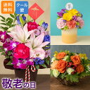 【まだ間に合う】敬老の日 選べる3種 アレンジメント「千年つる~悠久のぬくもり~/ぽかぽかの贈りもの/安らぎの花風便り」 クール便 アレンジ ギフト プレゼント 黄色 オレンジ 鶴 つる 秋 秋の花 カーネーション 百合 玄関 リビング テーブル 室内 フラワー アレンジ 生花