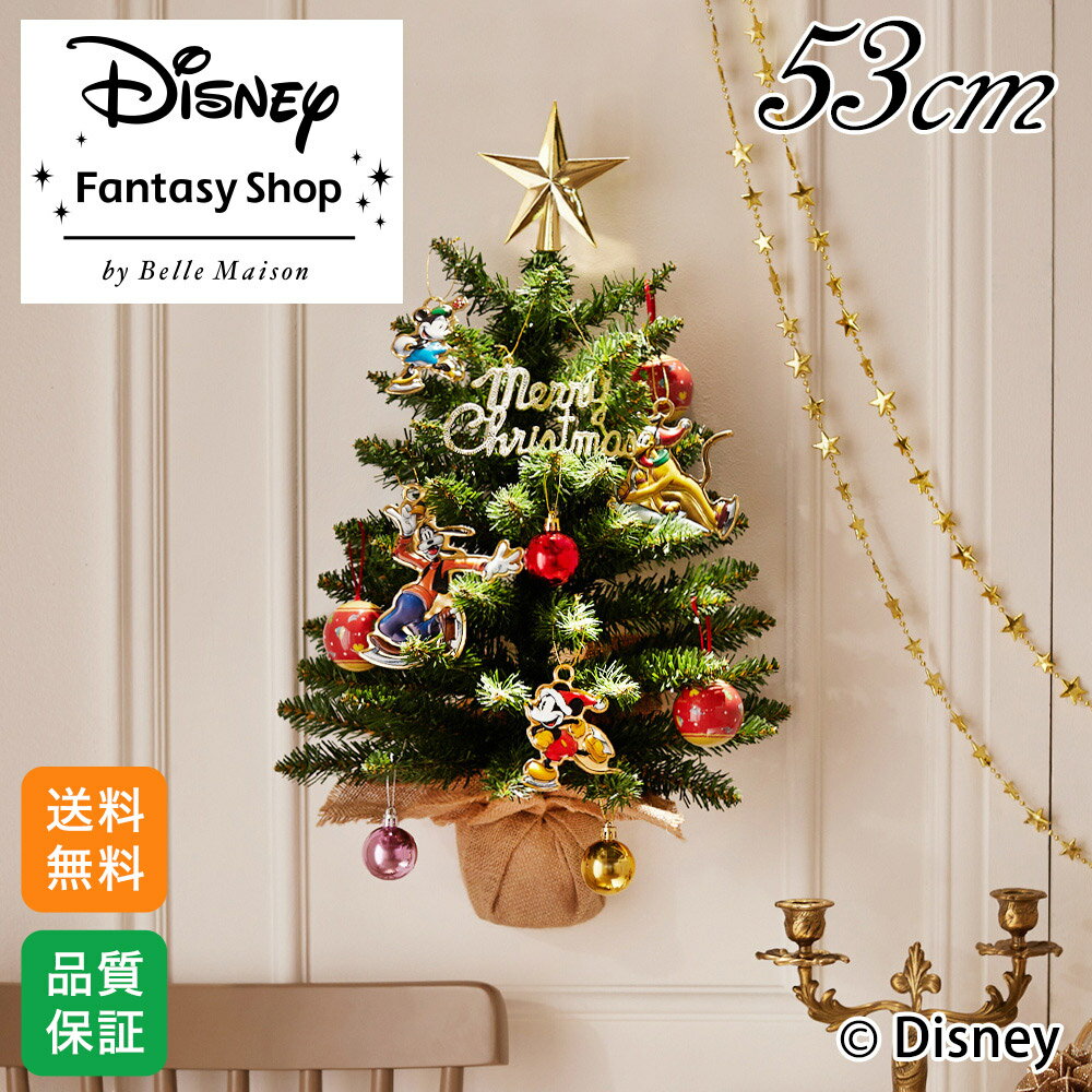 クリスマス ディズニー ツリー 2way 壁掛ツリーセット 「ミッキー＆フレンズ」 プレゼント ギフト Christmas X’mas Xmas クリスマスギフト クリスマスプレゼント オーナメント マンション お祝い 送料無料 disneyのサムネイル