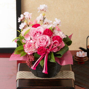 アレンジメント「円(まどか)〜桜〜」