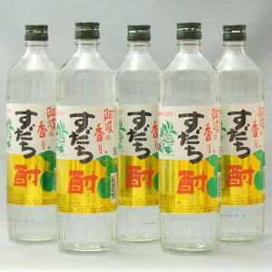 楽天阿波の逸品〜うまいんじょすだち酎1箱（720ml×12本）【送料無料　※北海道700円、東北200円、沖縄2680円別途送料が必要です】