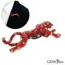 ブローチ レディース メンズ チーター ヒョウ アニマル ラインストーン 豹 ピンブローチ CHS10063 【GEM plus】【結婚式】