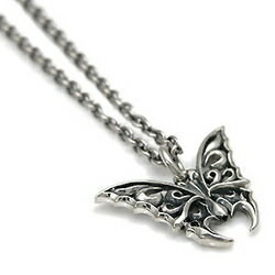 Rakuten - DAgDART ダグダート[Butterfly]蝶(チョウ)モチーフ シルバーネックレスDT-287【ネックレス】【ペンダント】【ペアネックレス】