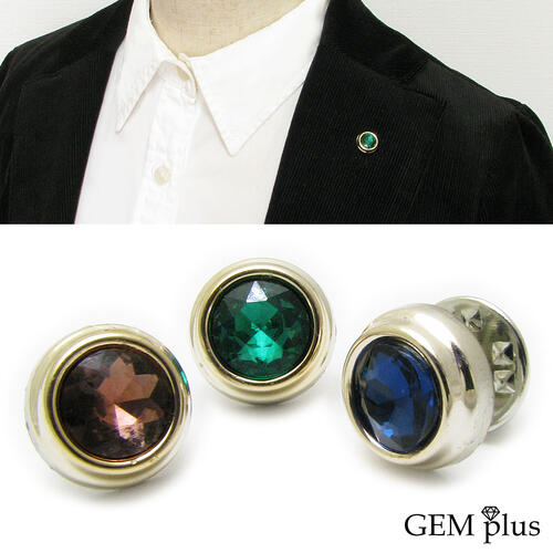 ラペルピン メンズ シンプル ラインストーン ネクタイピン タックピン ピンズ ストーン JS10061【結婚式】【GEM plus】【卒業式】【入学式】
